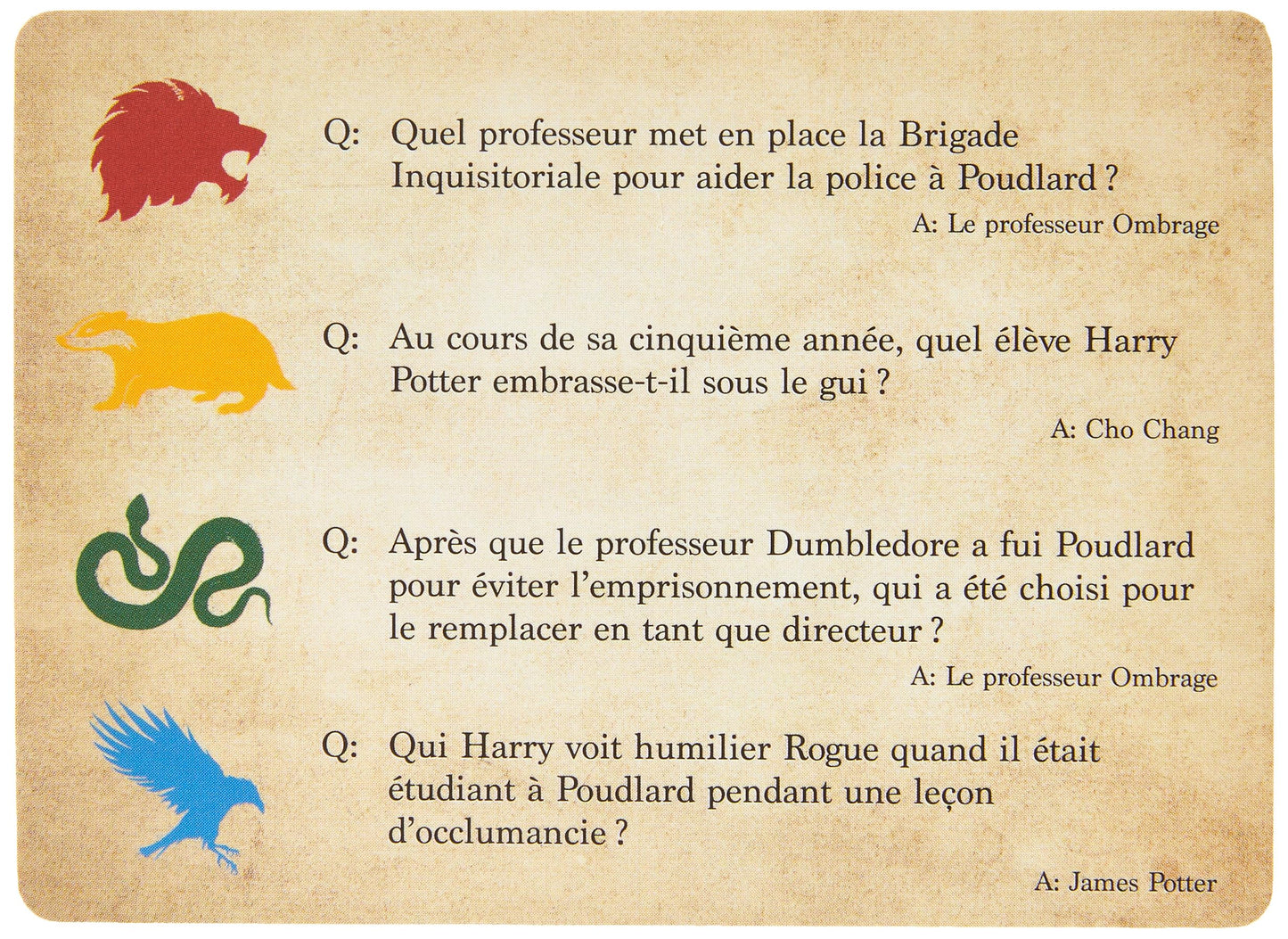 Paladone Hogwarts Trivia, 200 Harry Potter Questions, Officially Licensed, Black