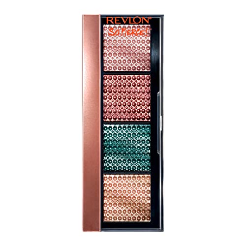Revlon So Fierce Prismatic Eyeshadow Palette, Eye Makeup, Ultra Creamy Pigmented in Blendable Matte & Pearl Finishes, 963 Slight Flex, 0.21 oz