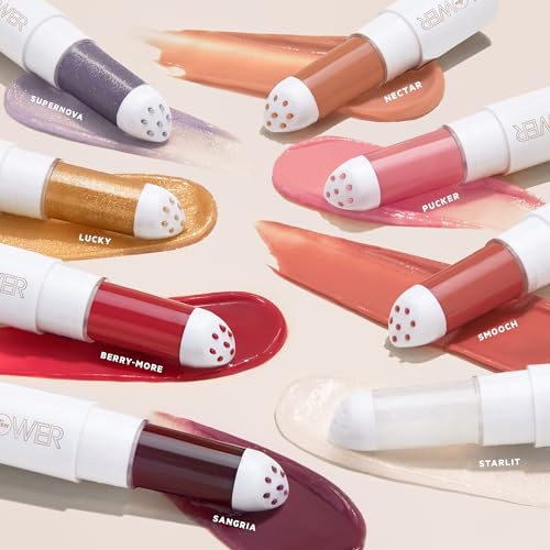 FLOWER Beauty By Drew Barrymore Perfect Pout Hydrating Lip Mask - Soothes + Softens Lips + Natural-Looking Tint - Recovery Lip Treatment + Moisturizes + Hydrates Lips - Scented - Cruelty-Free + Vegan ( Supernova)