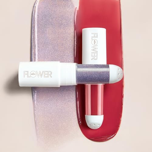 FLOWER Beauty By Drew Barrymore Perfect Pout Hydrating Lip Mask - Soothes + Softens Lips + Natural-Looking Tint - Recovery Lip Treatment + Moisturizes + Hydrates Lips - Scented - Cruelty-Free + Vegan ( Supernova)