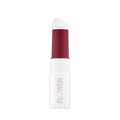 FLOWER Beauty By Drew Barrymore Perfect Pout Hydrating Lip Mask - Soothes + Softens Lips + Natural-Looking Tint - Recovery Lip Treatment + Moisturizes + Hydrates Lips - Scented - Cruelty-Free + Vegan ( Berry-More)