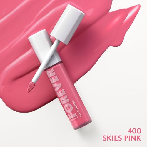 COVERGIRL Outlast Forever Velvet Pigment, 400 Skies Pink, Matte Lipstick, Vegan Formula, Easy to Use, Glides on Effortlessly, Long-Lasting, Perfect Color, 0.30oz