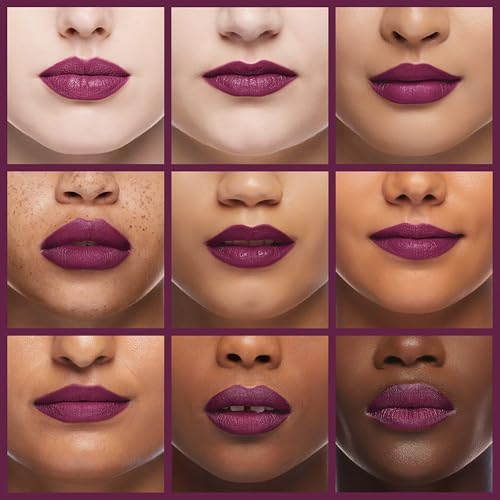 Almay Lip Vibes Lipstick with Vitamin E Oil & Shea Butter, Matte Finish, Hypoallergenic, Believe, 0.14 Oz