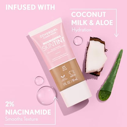 COVERGIRL, Clean Fresh Skin Milk Foundation, Rich/Deep, 1 Count