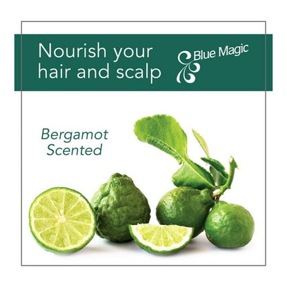 Blue Magic Bergamot Hair & Scalp Conditioner, 12 oz, Dry, Conditioning, Adult, Moisturizing