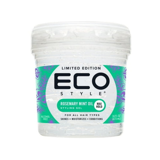 Eco Style Rosemary Mint Oil Gel16oz, Softens, Shine Enhancing, Unisex