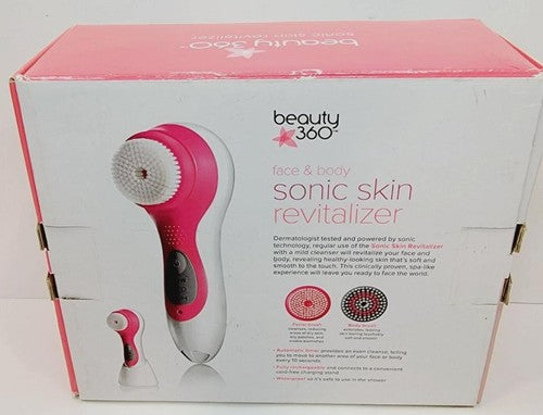 Conair Beauty 360 Face & Body Sonic Skin Revitalizer - Rechargeable, Waterproof