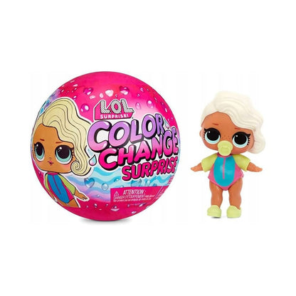 L.O.L. Surprise! Color Change Dolls - 7 Surprises with Outfit, Accessories, and Ball - Toys for Kids Ages 4-7+ Years