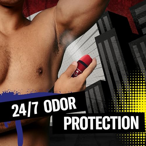 Old Spice Aluminum Free Body Deodorant Dry Body Spray for Men, 24/7 Freshness & Lasting Scent, 24/7 Sweat & Odor Protection, Smell Like a Hero, Batman, Black Cherry & Nightfall Scent, 5.1 oz 2 Pack
