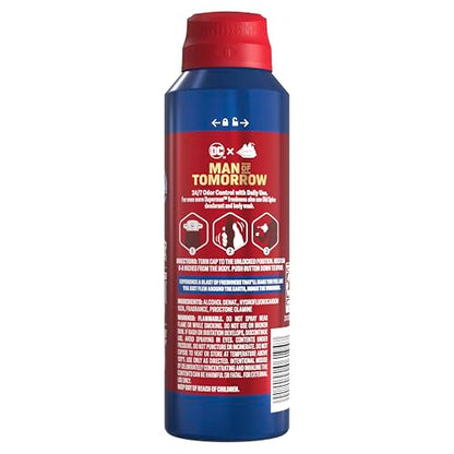 Old Spice Aluminum Free Body Deodorant Dry Body Spray for Men, 24/7 Freshness & Lasting Scent, 24/7 Sweat & Odor Protection, Smell Like a Hero, Superman, Bright Citrus & Cosmos Scent, 5.1 oz