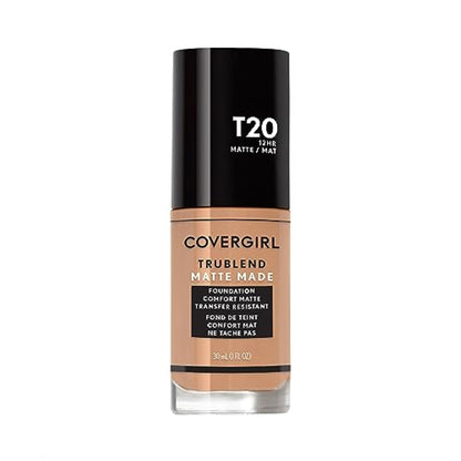 COVERGIRL TruBlend Matte Made Liquid Foundation, Soft Honey, 1 Fl Oz (Pack of 1)