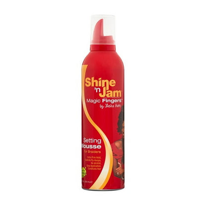 Shine ‘n Jam® Magic Fingers® Unisex Setting Mousse 12 fl.oz., Moisturizing 2 Pack