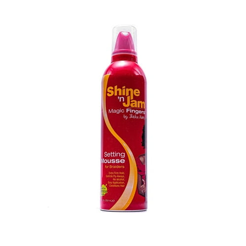 Shine ‘n Jam® Magic Fingers® Unisex Setting Mousse 12 fl.oz., Moisturizing 2 Pack