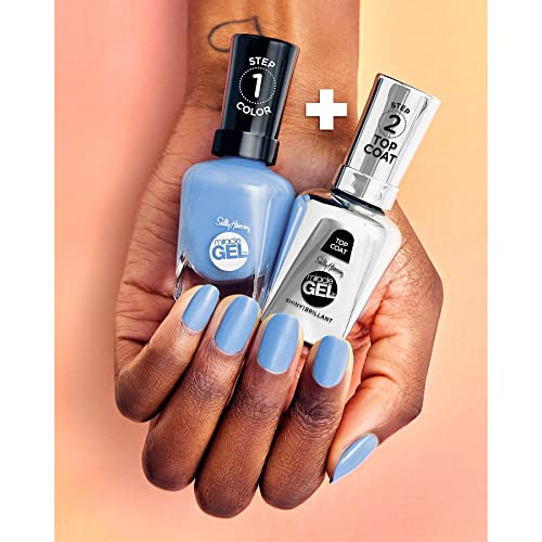 Sally Hansen Miracle Gel™, Combustealble, Long Lasting, Gel-Like Formula, No UV Lamp Needed, Blue Nail Polish