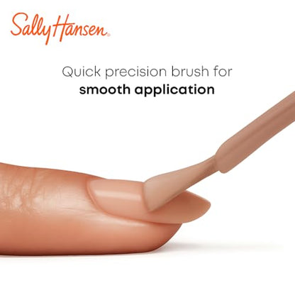 Sally Hansen Miracle Gel Salon Quality Nail Polish | Gel-Like Formula, Two-Step System, No UV Light Needed, Long Lasting | Sheer, Shimmery | 211 One Shell of a Party | Nude Pink Nail Polish