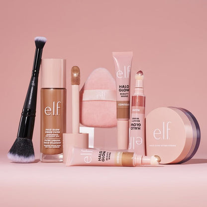e.l.f. Halo Glow Powder Puff, Soft, Reusable Powder Puff For Applying Loose Or Pressed Powders, Easily Conforms To The Face, Vegan & Cruelty-free  (Pack of 2)