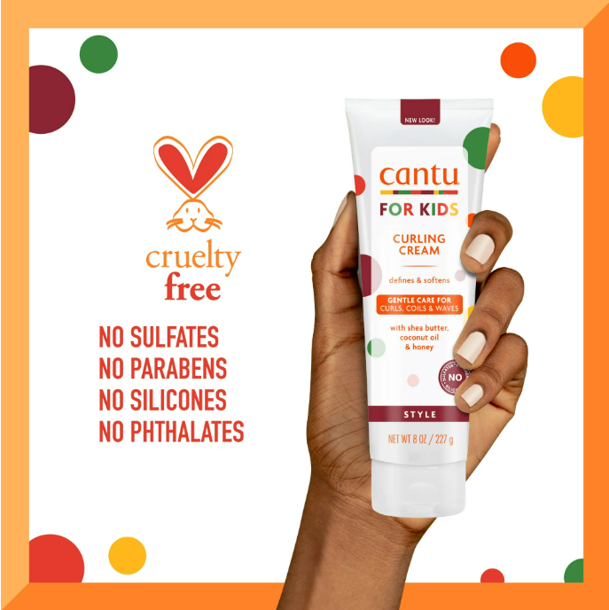 Cantu Care for Kids Curling Cream, 8 Ounce