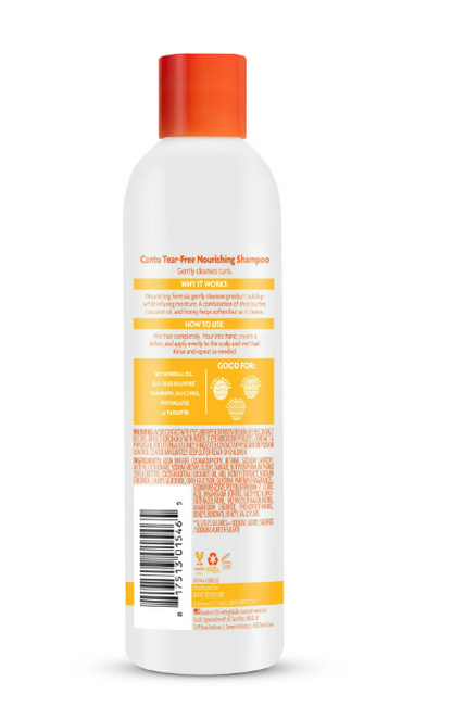 Cantu Care for Kids TearFree Nourishing Shampoo, Coconut, 8 Fl Oz