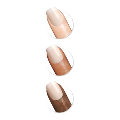 Sally Hansen Salon Effects® Perfect Manicure, À La Mode, Press On Nails, Square Shaped, Non-Damaging Adhesive Tabs, File, and Alcohol Pad Included