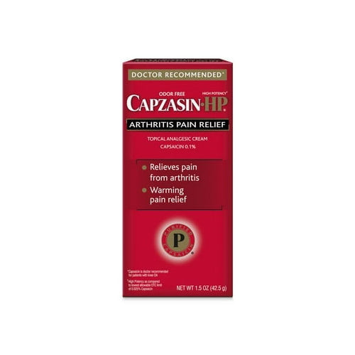 Capzasin High Potency Arthritis Pain Relief Creme 1.5 ounce Tube Flex Package
