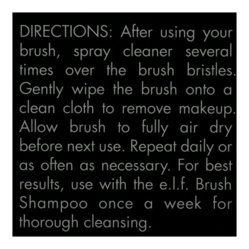 e.l.f. Daily Brush Cleaner, Small, 2.02 fl oz