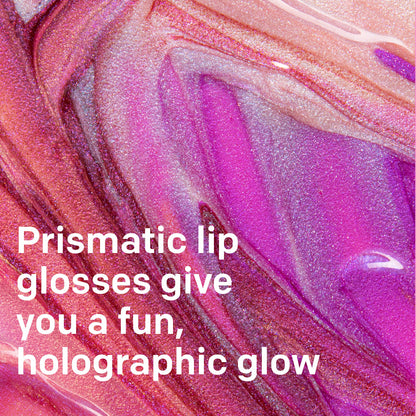 Almay Lip Gloss, Non-Sticky Lip Makeup, Holographic Glitter Finish, Hypoallergenic, 300 Mystic, 0.9 Oz