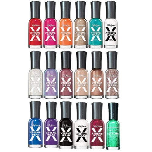 Sally Hansen Xtreme Wear Nail Color Polish - Chip Resistant - Assorted Colors - Lot of 10