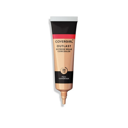 COVERGIRL Outlast Extreme Wear Concealer, Ivory, Lightweight and Waterproof, Concealer Makeup, Under Eye Concealer, Concealer for Dark Circles, Full Coverage Concealer, All Day Wear