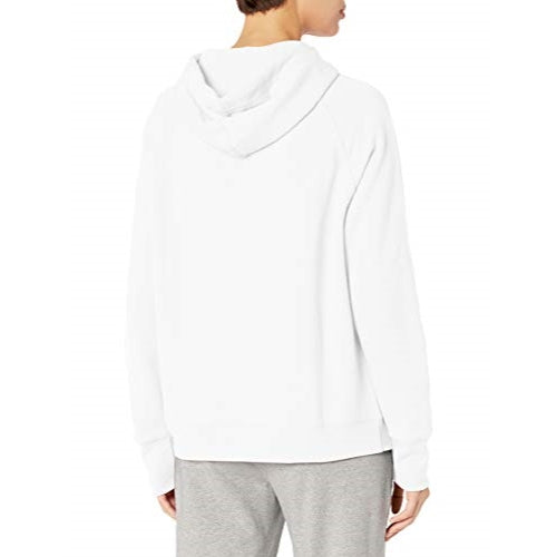 Champion Women's Powerblend Fleece Hoodie, White, X-Large