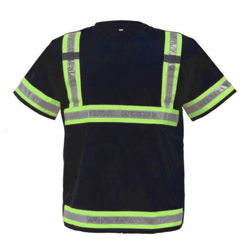 Reflective Safety Work Shirts High Visibility Work T Shirts ANSI Class 3 M to 7X