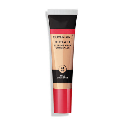 COVERGIRL Outlast Extreme Wear Concealer, Ivory, Lightweight and Waterproof, Concealer Makeup, Under Eye Concealer, Concealer for Dark Circles, Full Coverage Concealer, All Day Wear