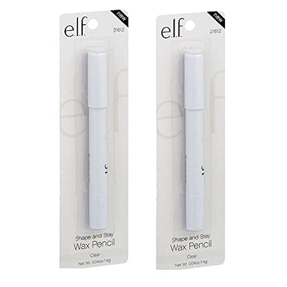 Pack of 2 e.l.f. Shape and Stay Wax Pencil, Clear 21612