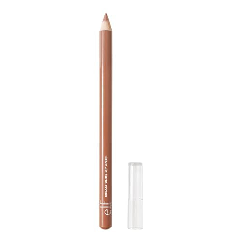 2 Pack e.l.f. Cream Glide Lip Liner, Highly-Pigmented Pencil For Shaping & Sculpting Lips, Semi-Matte Finish, Vegan & Cruelty-Free, Truth or Bare
