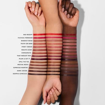2 Pack e.l.f. Cream Glide Lip Liner, Highly-Pigmented Pencil For Shaping & Sculpting Lips, Semi-Matte Finish, Vegan & Cruelty-Free, Truth or Bare