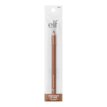 2 Pack e.l.f. Cream Glide Lip Liner, Highly-Pigmented Pencil For Shaping & Sculpting Lips, Semi-Matte Finish, Vegan & Cruelty-Free, Truth or Bare