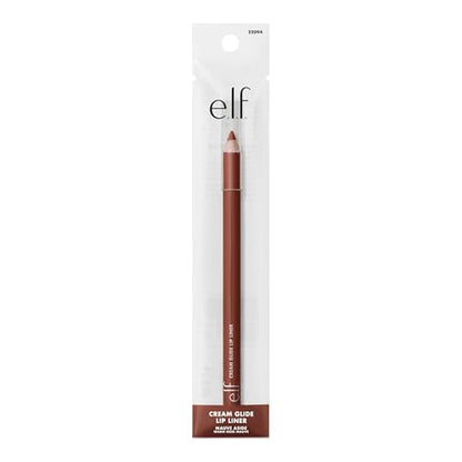 4 Pack e.l.f. Cream Glide Lip Liner, Highly-Pigmented Pencil For Shaping & Sculpting Lips, Semi-Matte Finish, Vegan & Cruelty-Free, Mauve Aside