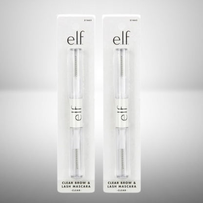 e.l.f. Clear Brow Lash Mascara Clear 4 fl. oz., Crystal, 0.08 Fl Oz 2 Pack