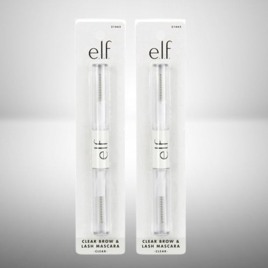 e.l.f. Clear Brow Lash Mascara Clear 4 fl. oz., Crystal, 0.08 Fl Oz 2 Pack