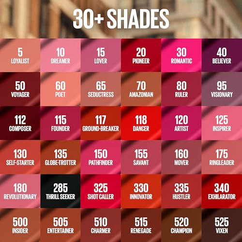 Maybelline Super Stay Matte Ink Liquid Lipstick Makeup, Long Lasting High Impact Color, Up to 16H Wear, Loyalist, Light Pink Beige, 1 Count, Packaging May Vary