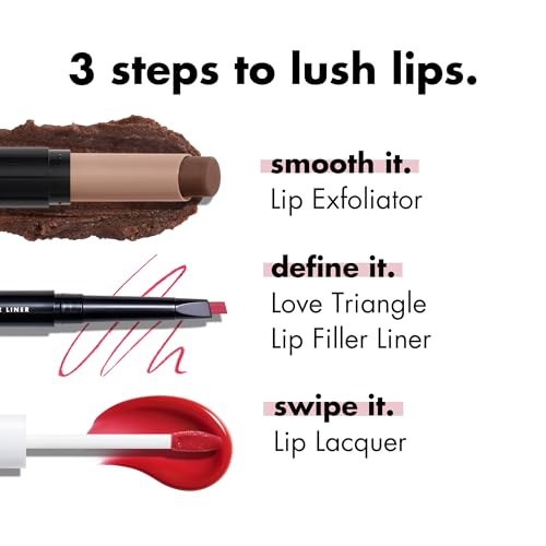 e.l.f. Lip Lacquer, Nourishing, Non-Sticky Ultra-Shine Lip Gloss With Sheer Color, Infused With Vitamins A & E, Vegan & Cruelty-Free, Wild Rose