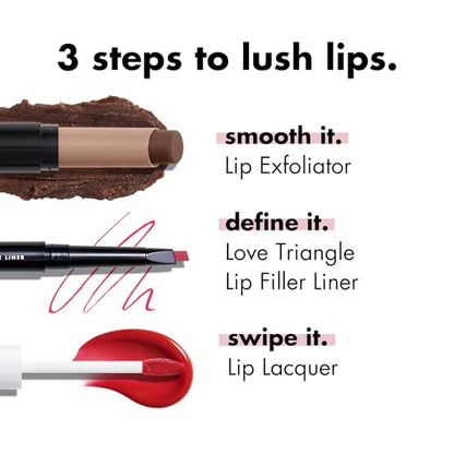 e.l.f. Lip Lacquer, Nourishing, Non-Sticky Ultra-Shine Lip Gloss With Sheer Color, Infused With Vitamins A & E, Vegan & Cruelty-Free, Wild Rose