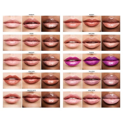 e.l.f. Lip Lacquer, Nourishing, Non-Sticky Ultra-Shine Lip Gloss With Sheer Color, Infused With Vitamins A & E, Vegan & Cruelty-Free, Wild Rose