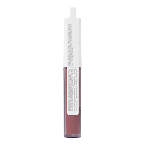 e.l.f. Lip Lacquer, Nourishing, Non-Sticky Ultra-Shine Lip Gloss With Sheer Color, Infused With Vitamins A & E, Vegan & Cruelty-Free, Wild Rose