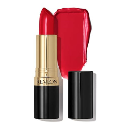 Revlon Super Lustrous Lipstick, Creamy Formula For Soft, Fuller-Looking Lips, Moisturized Feel, 809 Wild Saffron, 0.15 oz