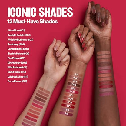 Revlon Super Lustrous Lipstick, Creamy Formula For Soft, Fuller-Looking Lips, Moisturized Feel, 809 Wild Saffron, 0.15 oz