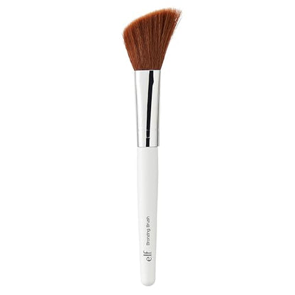 e.l.f. Angled Bronzing Brush, Three-In-One Face Makeup Brush For Blush, Bronzer & Other Multi-Purpose Powders, Vegan & Cruelty-Free - 2 Pack