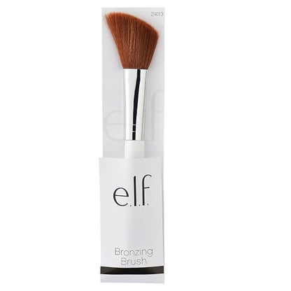 e.l.f. Angled Bronzing Brush, Three-In-One Face Makeup Brush For Blush, Bronzer & Other Multi-Purpose Powders, Vegan & Cruelty-Free - 2 Pack