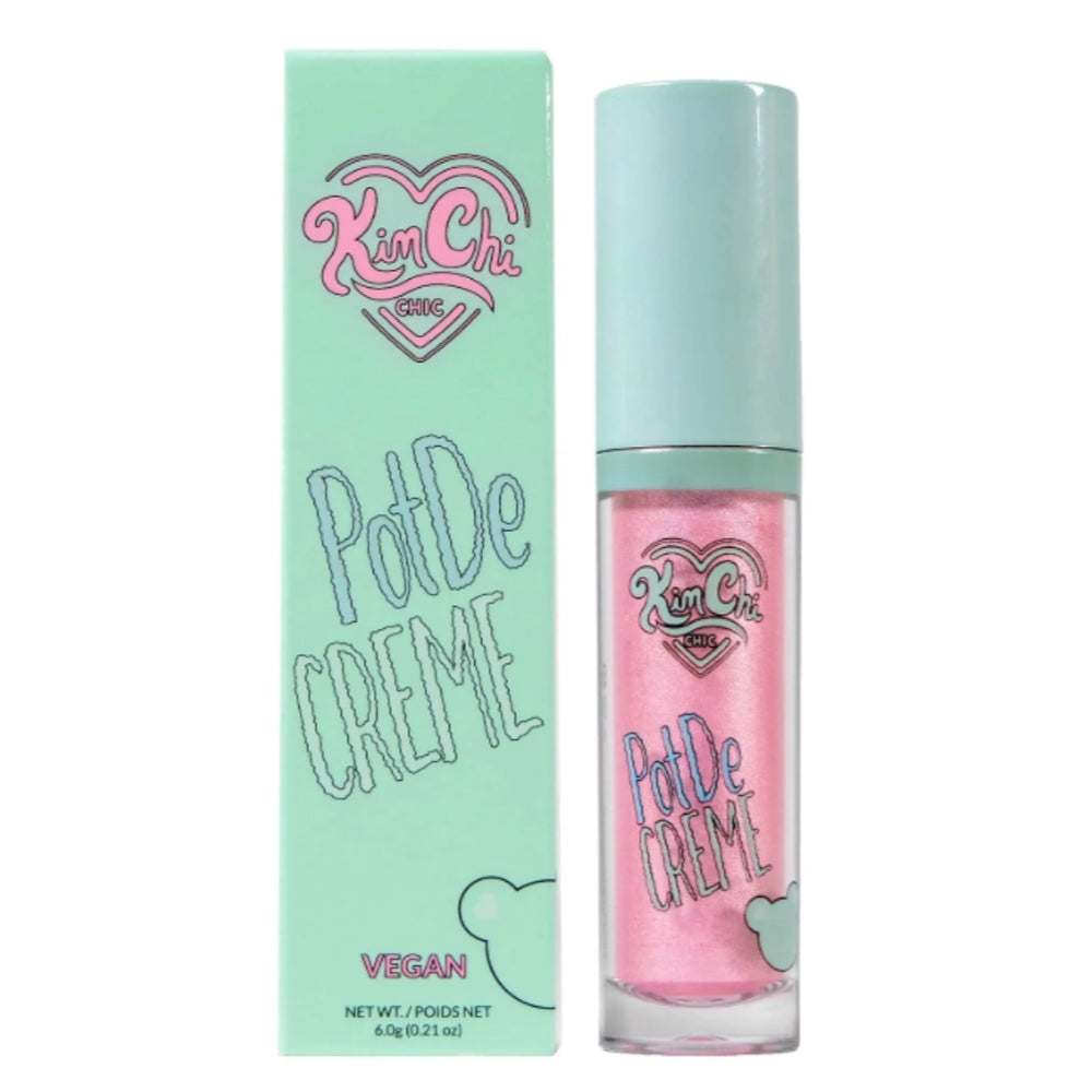 Kimchi Chic PotDe Crème Cream Eye Shadow, Shimmery, Easy Application, Smudge-Proof, Quick-Drying, Long-Lasting, Cruelty-Free and Vegan Eye Shadow, Sweet Dream, 0.21 oz