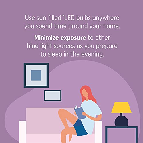 GE Sun Filled LED Light Bulb, 60 Watt, Soft White, A21 (5 Pack)