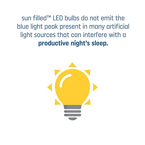 GE Sun Filled LED Light Bulb, 60 Watt, Soft White, A21 (5 Pack)